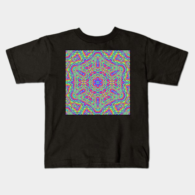 Psychedelic Designs Kids T-Shirt by sarcasticsym